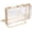 Clear, variant on Clear Acrylic Purse Stadium Crossbody Clutch for Women Evening Party Clear acrylic box clutch with detachable gold chain strap, small transparent crossbody purse for concert&wedding