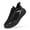 Jet Black, variant on Men's Extra Wide Walking & Running Shoes Arch Support Non Slip Athletic Shoes Gym Workout Jogging Comfortable Sneakers