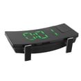 thumbnail image 4 of Electronic Projection Alarm Clock, Dual Alarm Setting Curved Screen Radio Projection Alarm Clock Black Body  for Living Room White Letters,Blue Letters,Green Letters,Red Letters, 4 of 7