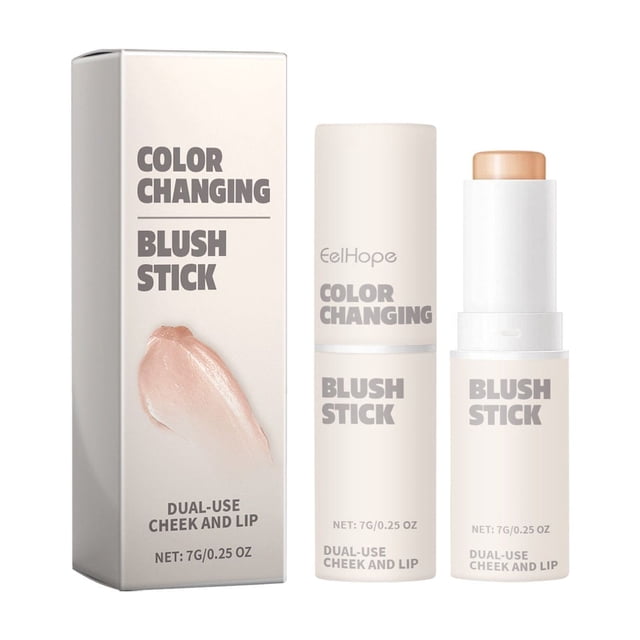 WIFKLSIIPG Color Changing Stick for Cheek Makeup Clear PH Temperature Change Multi Purpose Lip and Face Makeup Natural Light Jelly