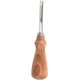 thumbnail image 1 of Herramienta biseladora de bordes de cuero, recortadora de adelgazamiento de bordes artesanales de boca ancha duradera con mango de madera, 4mm, 1 of 5