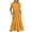 Yellow, variant on ICHUANYI Women's Summer Long Dress Casual Short Sleeve Crewneck Dress Casual Maxi Beach Dress With Pockets