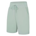 thumbnail image 3 of Pantalones cortos deportivos sueltos para mujer, cintura elástica, cordón, bolsillos laterales, pantalones cortos deportivos suaves informales para correr, 3 of 5