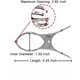 thumbnail image 5 of 10 pinzas para ropa de edredón de alta resistencia, abrazadera de metal de tamaño gigante, clips a prueba de viento para sillas de playa o salones de piscina para guardar tus toallas (11 cm) brillar Electrónica, 5 of 5