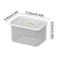 thumbnail image 3 of Food Grade Freezer Storage Container with Lid, Sealed Refrigerator Organizer Box, 780ml Capacity, BPA-Free Plastic, Stackable, 3 of 6