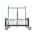 thumbnail image 2 of NPS Modern 4-caster Powder-Coated Steel Metal Table Assist Dolly in Brown, 2 of 15