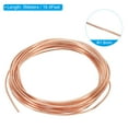 thumbnail image 2 of Uxcell 16.4Ft Solid Bare Copper Wire 15 Gauge 99.9% Pure Copper Wire Soft Beading Wire for Indoor Bonsai Pots, 2 of 5