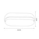 thumbnail image 4 of Plafón Screw OVAL LED Mil Luces Blanco, 4 of 4