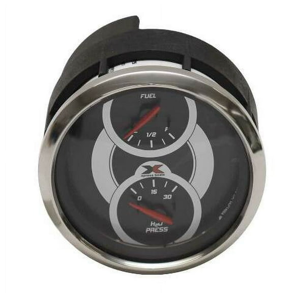 Xpress Boat Multifunction Gauge GF0416A | Faria Fuel/30 PSI 3 1/4 Inch