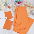 thumbnail image 2 of Knitted Rib Fabric 25.5x9" Stretch Cotton Ribbing Fabric Rib Cuff Fabric Cuffs Replacement for Waistband Neckband Cuffs Jacket Extension Sewing Orange, 2 of 6