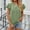 Green, variant on Sakmal Tops Green Short Sleeve Solid V-Neck Bat Sleeve T-Shirts T Shirts for Women