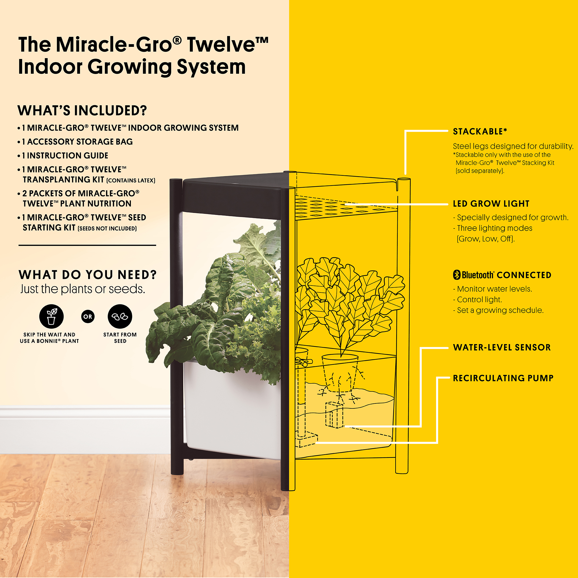 Miracle-Gro Twelve Indoor Growing System - image 4 of 14