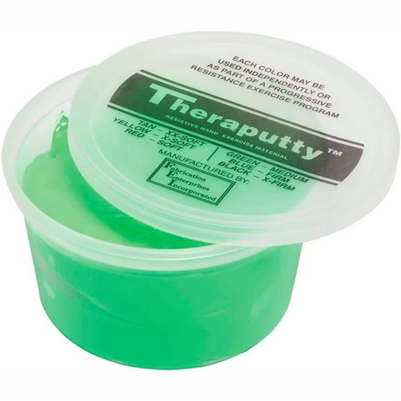 Fabrication B2176912 Thera-Putty Standard Exercise Putty - Green - Medium - 1 lbs