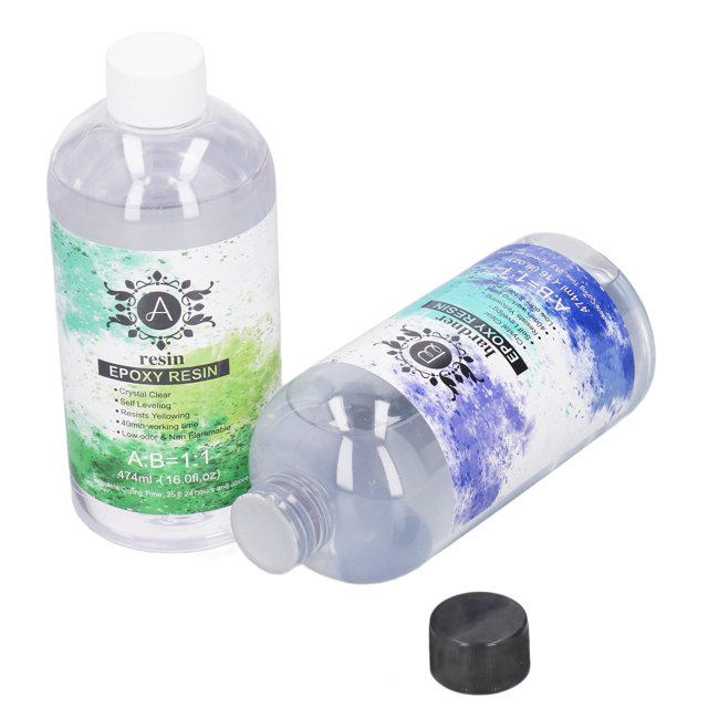 Foundry Adhesive, Epoxy Glue High Transparency Yellowing Resistance Epoxy Resin Great Protection for Coating for DIY
