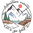 thumbnail image 3 of CafePress - Adventure Awaits Let'S Go Find It T Shirt - Infant T-Shirt, 3 of 4