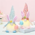 thumbnail image 4 of Riforla Easter Decoration Ornaments Rabbit Plush Doll Rudolph Doll Pink_001, 4 of 4