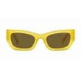 thumbnail image 2 of Miu Miu SMU 09WS Yellow/Brown (17L-01T) Sunglasses, 2 of 4