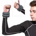 thumbnail image 2 of Bolsas de arena con peso para pulgares para estudiantes, niños, entrenamiento de baile, hombres y mujeres, fitness, atar bolsas de arena con las manos, 2 of 3