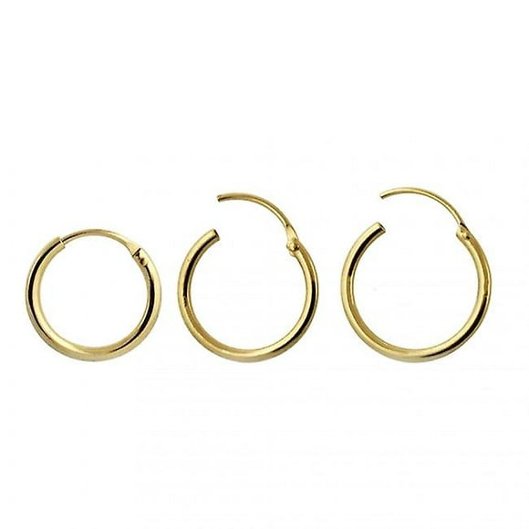 9K Gold 8mm Segment Hoop Nose Ring