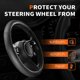 thumbnail image 4 of Funda de volante de coche HOTOR Universal Leather Black, 4 of 7