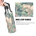 thumbnail image 4 of Yayeee 20oz Insulated Water Bottle Double Wall Stainless Steel with Flip Straw Lid, Floral Forest Pattern, 4 of 7