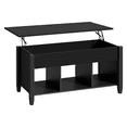 thumbnail image 3 of Yaheetech Lift Top Coffee Table with Hidden Compartment, Black, 3 of 8