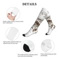 thumbnail image 5 of Lsque Woodland Forest With Deers Pattern Sport Compression Socks for Men & Women 15-20 mmHg Knee High Nurse Pregnant Running Medical and Travel Athletic, 5 of 6