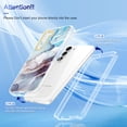 thumbnail image 2 of Étui de Luxe pour Samsung Galaxy S23 Plus/S23+ Motif IMD Mince Protection Complète Durable Antichoc Support de Charge Sans Fil, Butterfly, 2 of 7