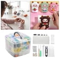 thumbnail image 3 of Premium Beginner Needle ing Supplies Wool Roving Work Tools ed 40 Colors, 3 of 8