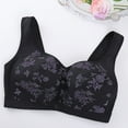 thumbnail image 4 of SCSAlgin Front Button Closure Bras for Older Women Convenient Lace Wireless Seamless Comfort Bra, 4 of 6
