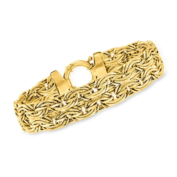 Ross-Simons 14kt Yellow Gold Oval-Link Bracelet, Women's, Adult