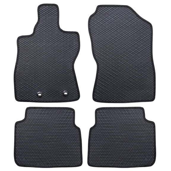 Floor Mats All Weather for 2024 to 2026 Subaru Crosstrek / Subaru Impreza, Front and Rear