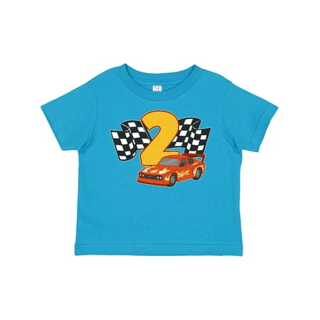

Inktastic Number Two Race Car Gift Toddler Boy or Toddler Girl T-Shirt