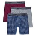 thumbnail image 5 of Hanes Men's Stretch Boxer Briefs 3-Pack Size S-3X Assorted Colors Slightly Imperfect Small 30-32, 5 of 10