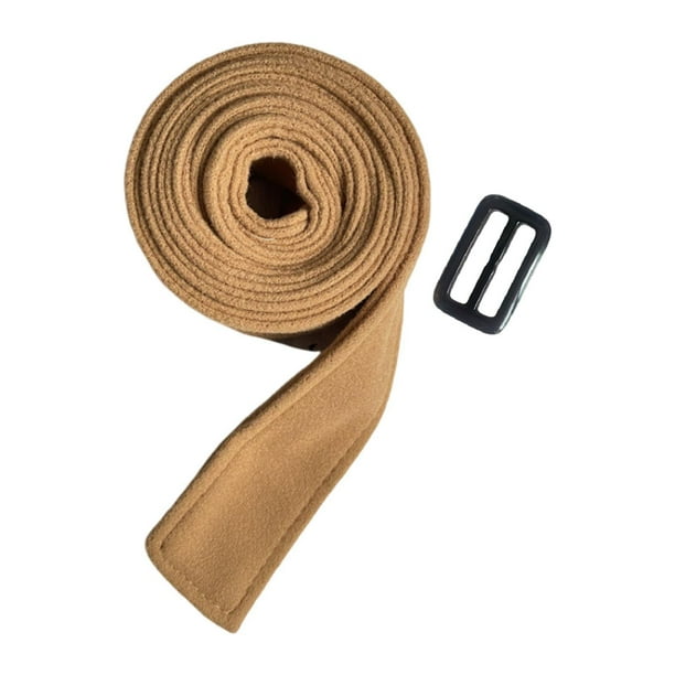 Cinturón de abrigo, accesorio decorativo de moda, banda de cintura, cinturones de cintura cómodos para mujeres Marrón