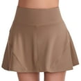 thumbnail image 1 of AherBiu Jupe-Short de Tennis Légère et Extensible Taille Haute pour Femmes, 2 en 1, Petit, 1 of 3