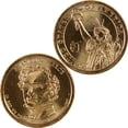 thumbnail image 4 of 2010 D Franklin Pierce Presidential Dollar BU Uncirculated $1 Coin, 4 of 4