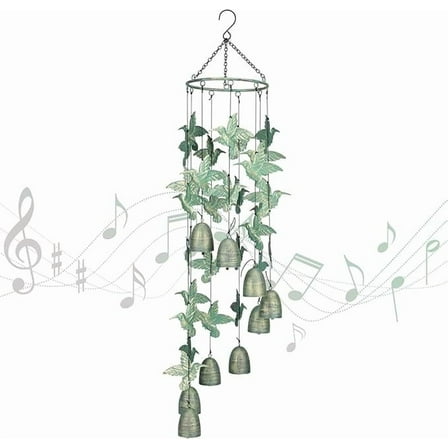 Wind Chime - Hummingbird Metal Wind Chimes for Outside Memorial Sympathy Gift for Home, Outdoor, Yard, Patio,Garden Decor，30"