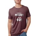 thumbnail image 1 of CafePress - I'm A Man! I'm 40! T Shirt - Mens Tri-blend T-Shirt, 1 of 1