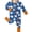 Dark blue ghost, variant on WIBACKER Halloween 3-24M Bamboo Baby Boys Convertible Footie Pajamas, Footed Zipper Sleeper for Infant Baby Girls - 1Pcs Pumpkin