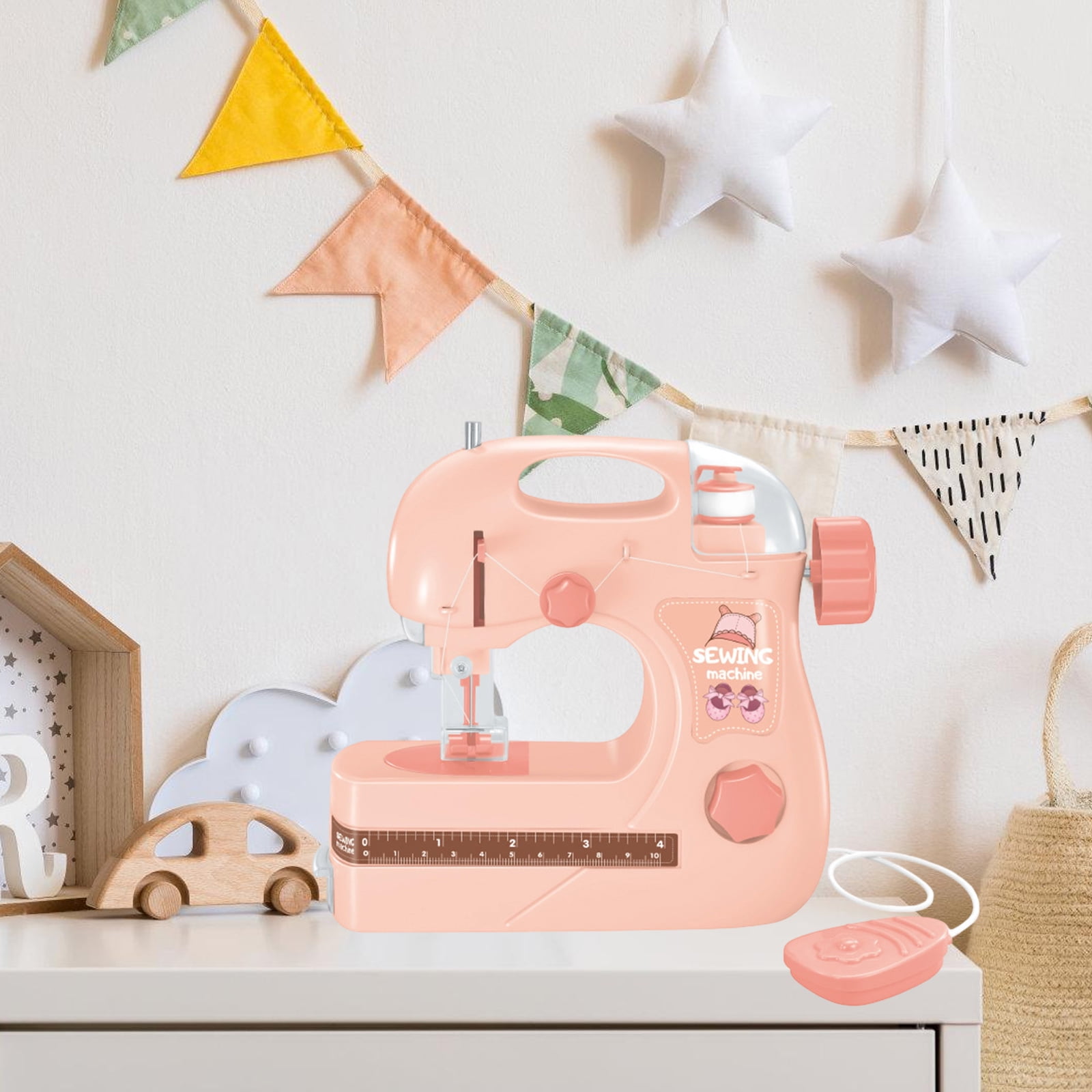 Small Electric Sewing Machine Portable Safe For Kids Craft Multifunctional Easy