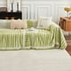 thumbnail image 4 of Funda de Sofá Multifuncional de Poliéster Lyx2408051043 | Diseño de Rayas Gruesas de Doble Cara con Flecos | Decoración para El Hogar En Tonos Azul y Verde | Protege Sofás, Sillas y Sillones Reclinab, 4 of 6