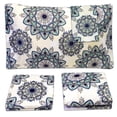 thumbnail image 2 of Sweet Home Collection Ashley Green Mandala Pattern 4-Piece Microfiber Bed Sheet Set - Twin, 2 of 4