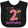 thumbnail image 3 of Inktastic It's My Second Birthday Boys or Girls Baby Bib, 3 of 4