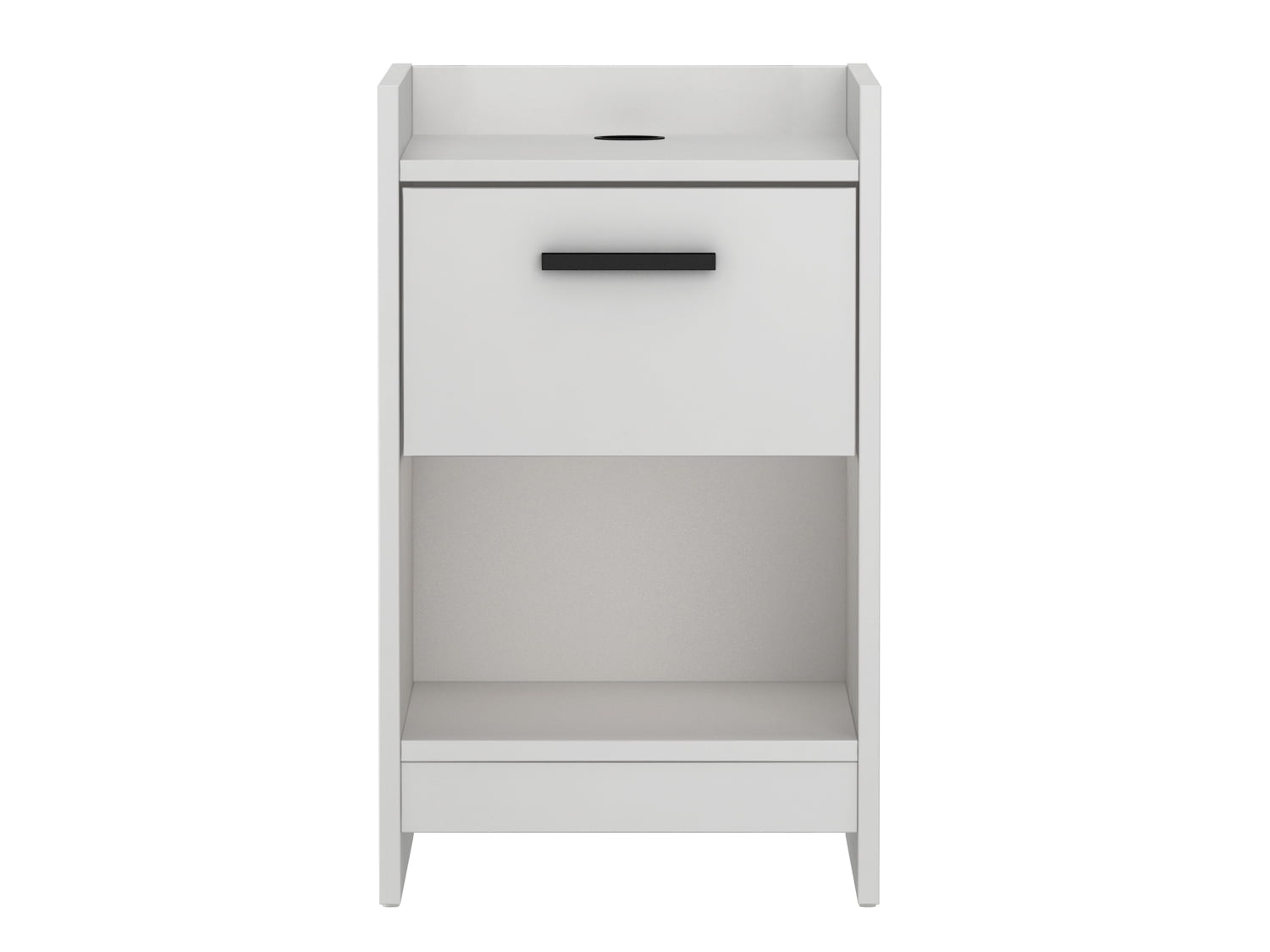 Homestar Central Park 1 Drawer Nightstand Multiple Finishes Walmart Com Walmart Com