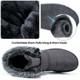 thumbnail image 3 of Ecetana Women Snow Boots Winter Shoes Slip On Boots for Women Waterproof Booties Comfortable Outdoor Anti Slip Shoes, 3 of 8