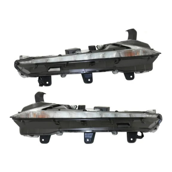 KarParts360 For Lexus NX300 2018 2019 2020 2021 Driving Light Driver And Passenger Side | Pair | CAPA Certified | LED | With Signal Bulb | Clear Lens | LX2562101C, LX2563101C | 8162078020, 8161078020