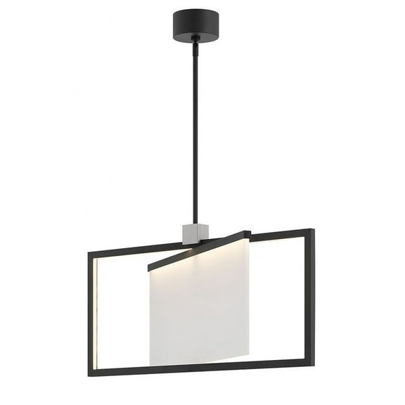 Hinkley Lighting - Folio - 42W 1 LED Medium Pendant in Modern Style - 30 Inches
