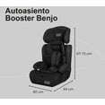thumbnail image 4 of Autoasiento Booster 9kg A 36kg Modelo Negro, 4 of 4