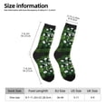 thumbnail image 2 of Susaid Happy Easter Print Men's Moisture Wicking Cushioned Crew Work Boot Socks Suitable for Size 36-45, 2 of 6